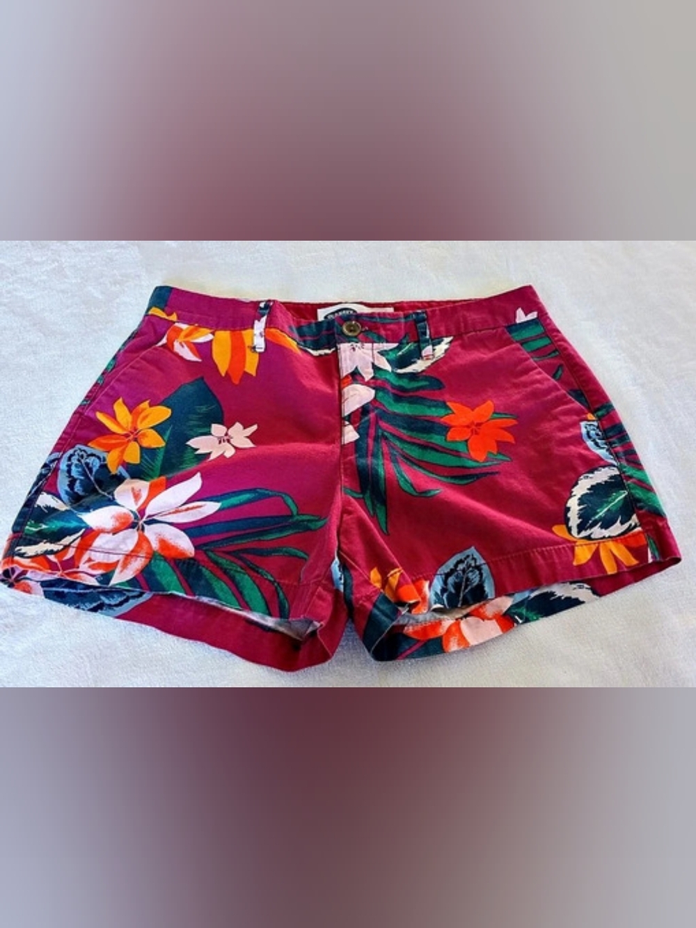 Old Navy Everyday Short Floral Shorts Pink Size 2